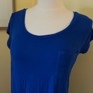 Gap XS Blue 💙 T shirt dress with pocket